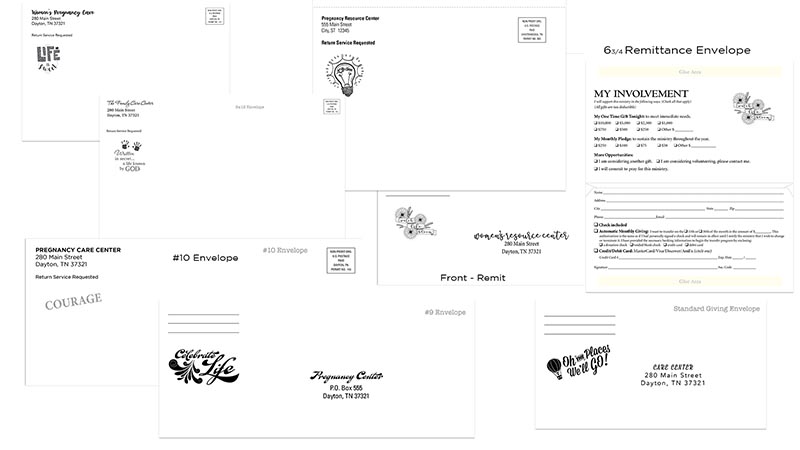 Envelope samples
