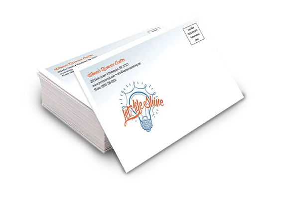 Year end letter and envelope